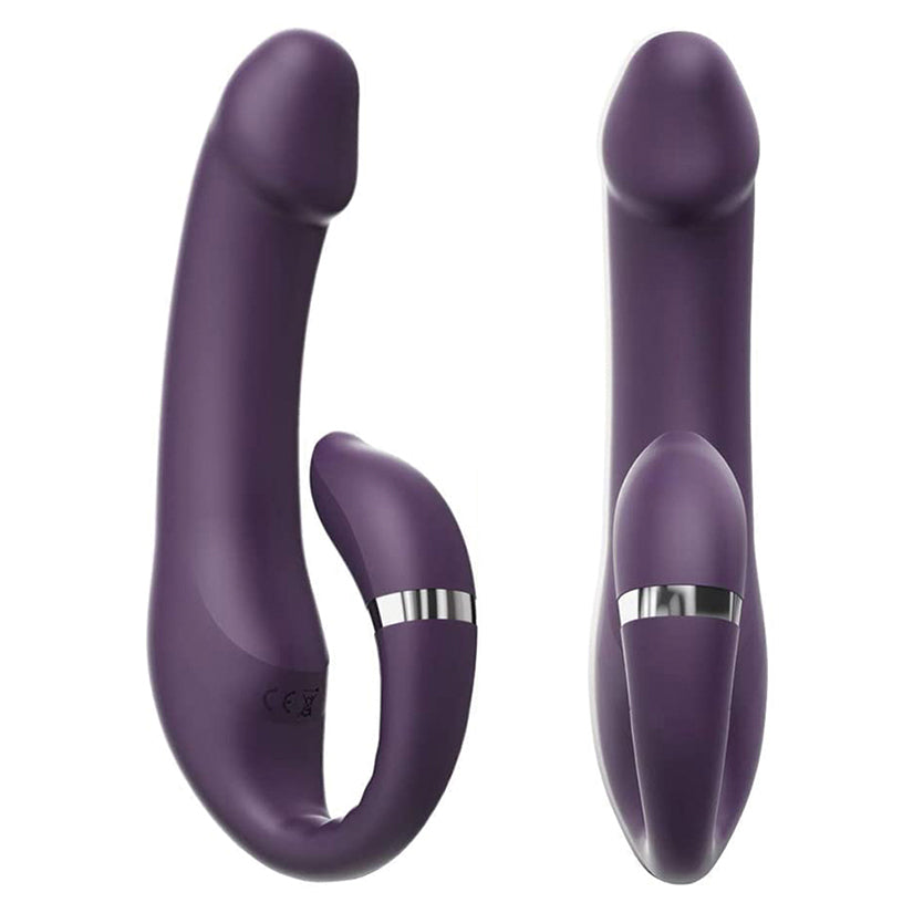 Double Ended C Shape Vibrating Dildo